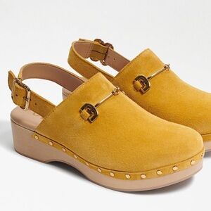 Sam Edelman Hilda bit Tan Suede Women's Clogs